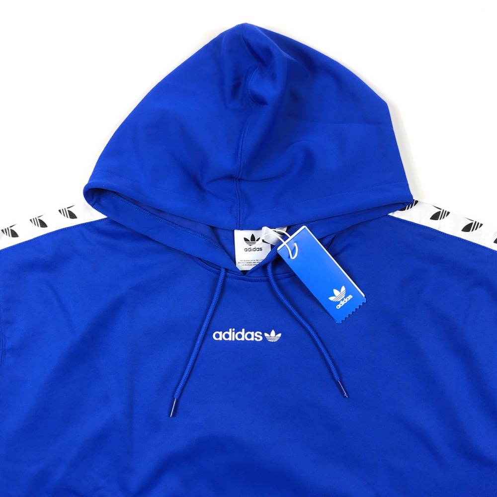 Rare Adidas Originals TNT Tape Trefoil Logo Hoodie - Picture 4 of 9